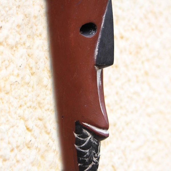 Alternate image for Hand Carved Wood Mask Source of Power