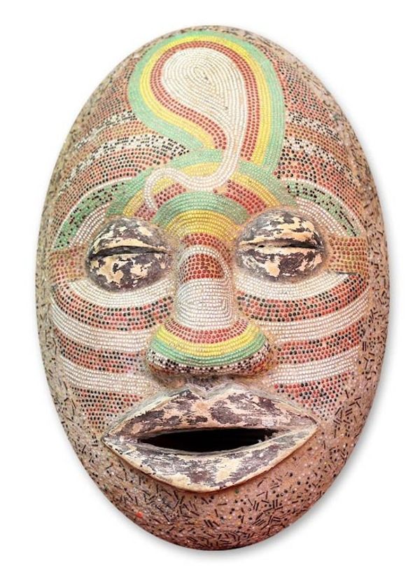 Alternate image for Congolese wood African mask Kasai River God