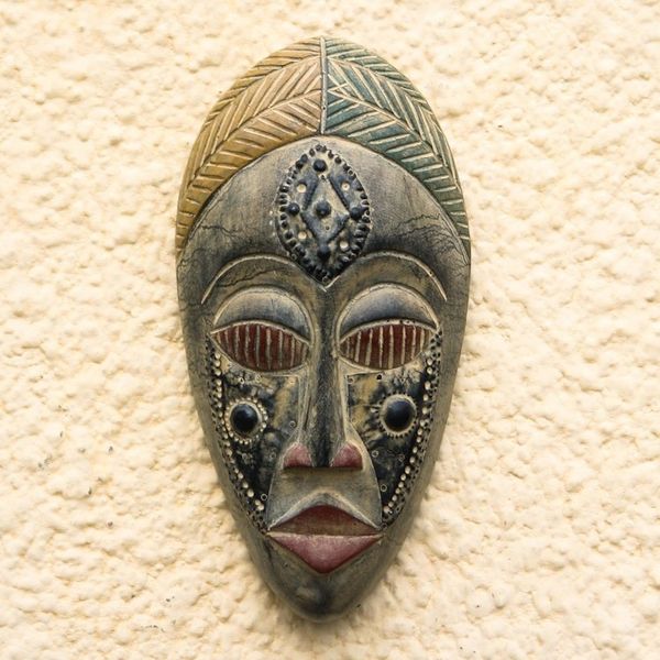 Alternate image for Hand Crafted Wood Mask Royal Presence