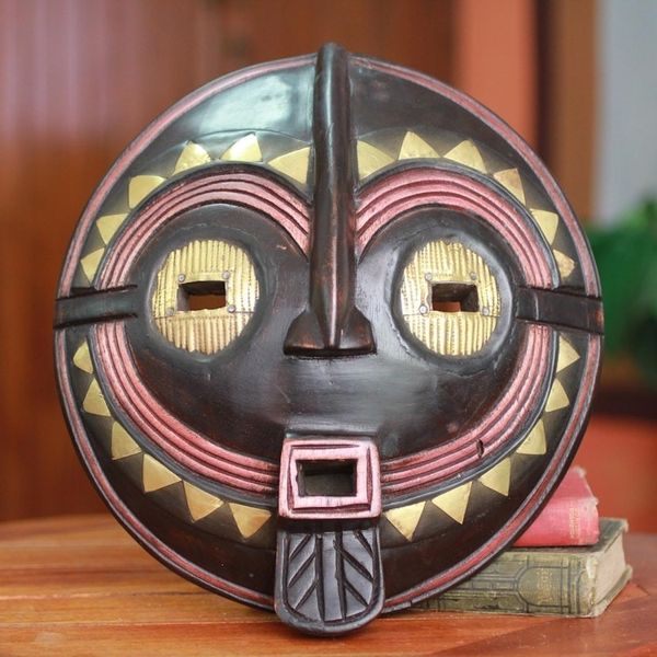 Alternate image for Authentic African Mask Handcrafted in Ghana My True Love
