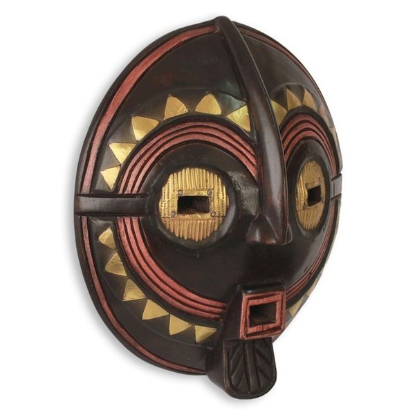 Alternate image for Authentic African Mask Handcrafted in Ghana My True Love