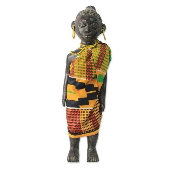 Alternate image for Wood sculpture Ghana Queen Mother