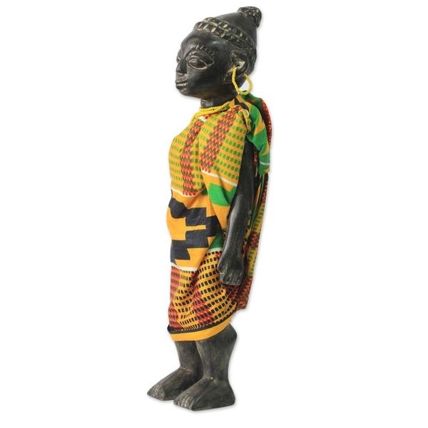 Alternate image for Wood sculpture Ghana Queen Mother