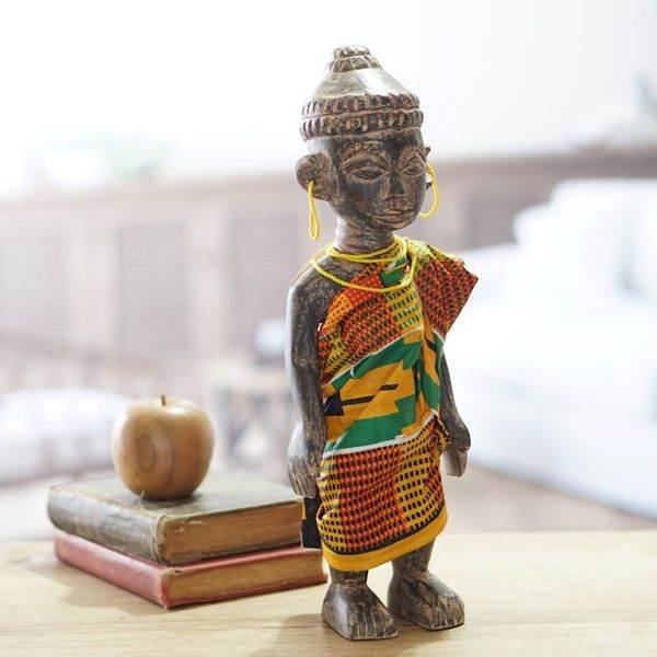 Alternate image for Wood sculpture Ghana Queen Mother