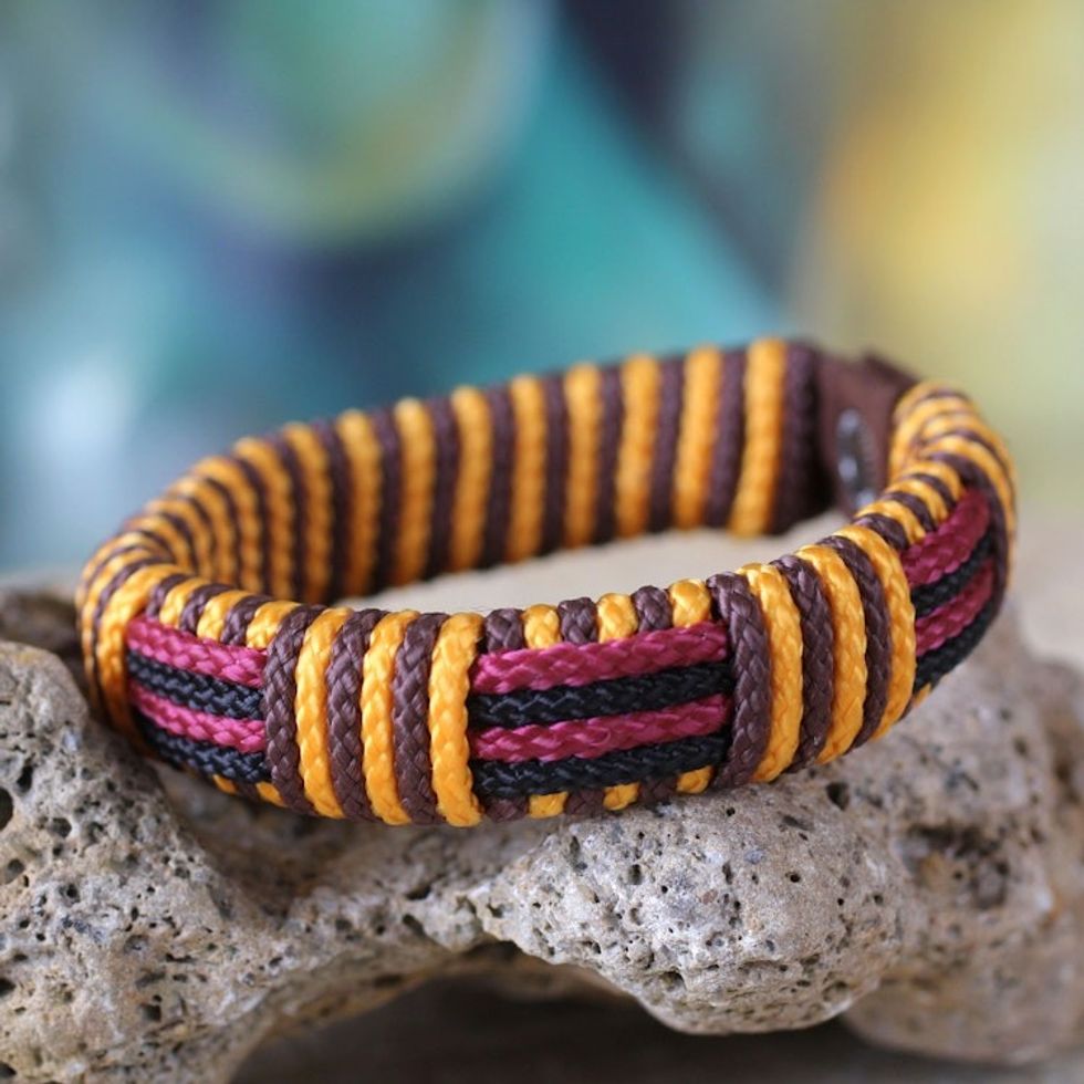 Men's wristband bracelet 'Mystique of Africa'