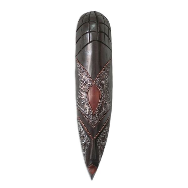 Alternate image for African Wood Mask Baule Plea for Rain