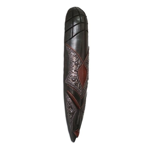 Alternate image for African Wood Mask Baule Plea for Rain