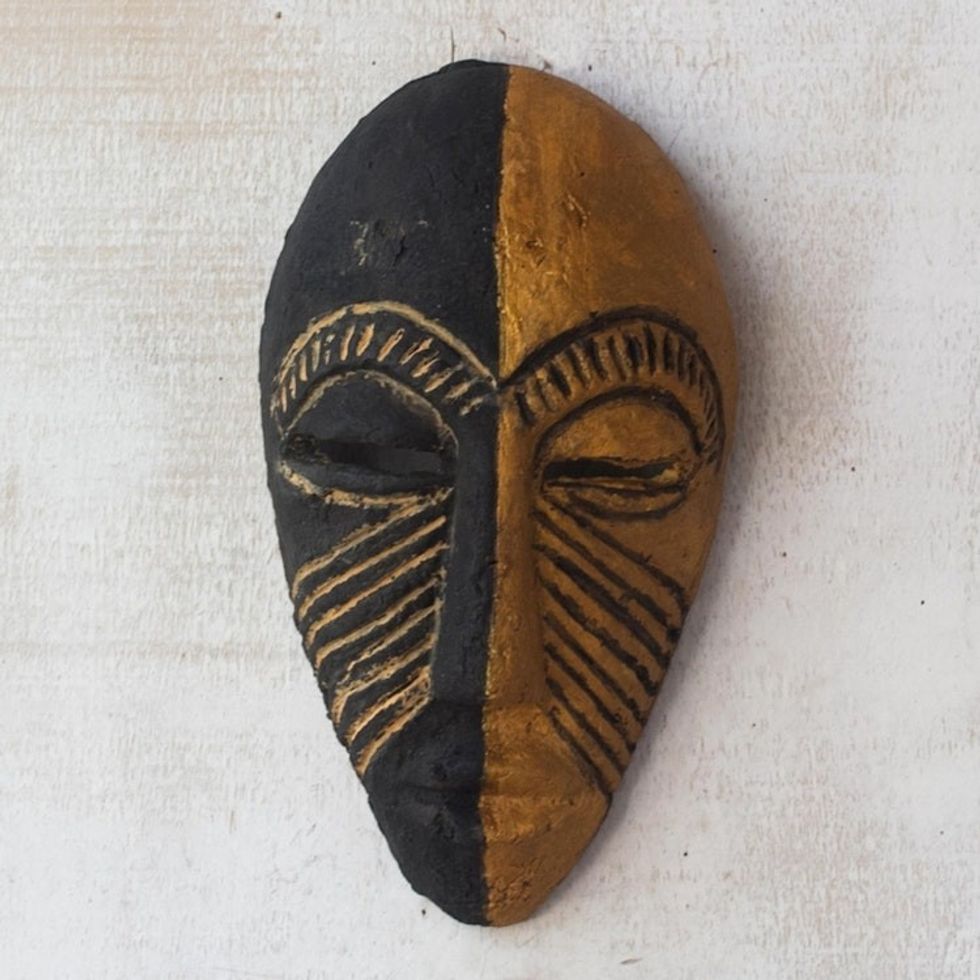 African Ceramic Mask 'Picasso'