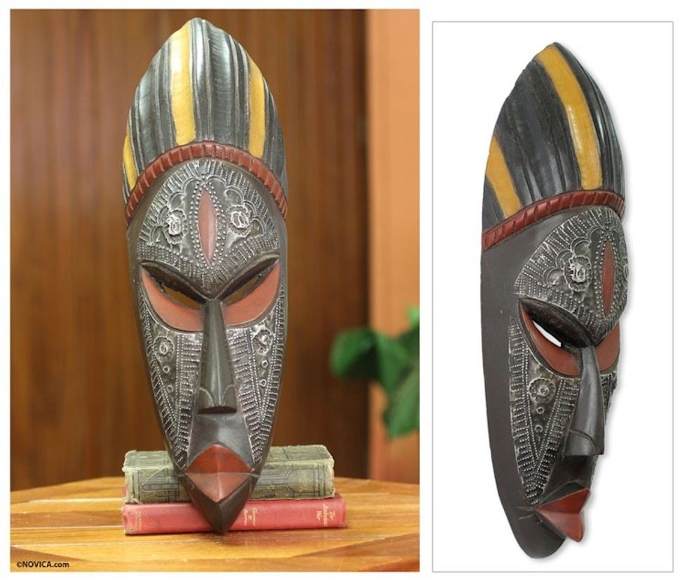 Hand Carved African Mask 'Ashanti Donkor'