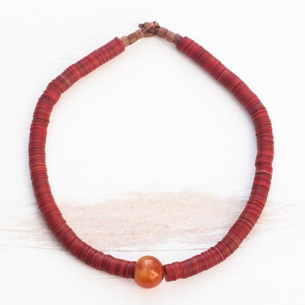 Beaded necklace 'Wisdom of the Elders'
