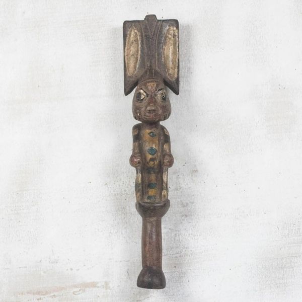 Alternate image for Wood wall sculpture Male Shango