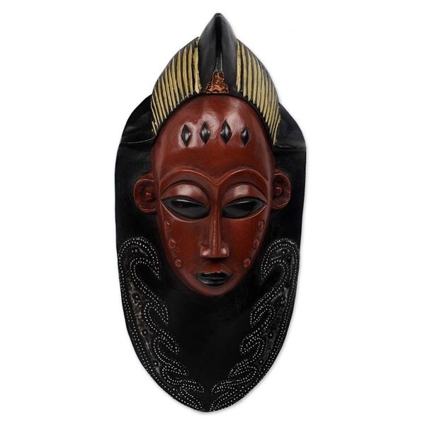 Alternate image for Artisan Crafted Wood Mask Supremacy