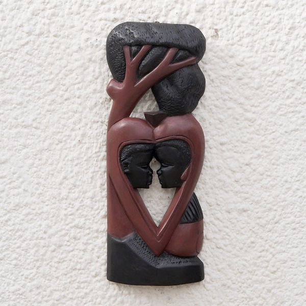 Alternate image for Romantic Wood Relief Panel Love that Grows