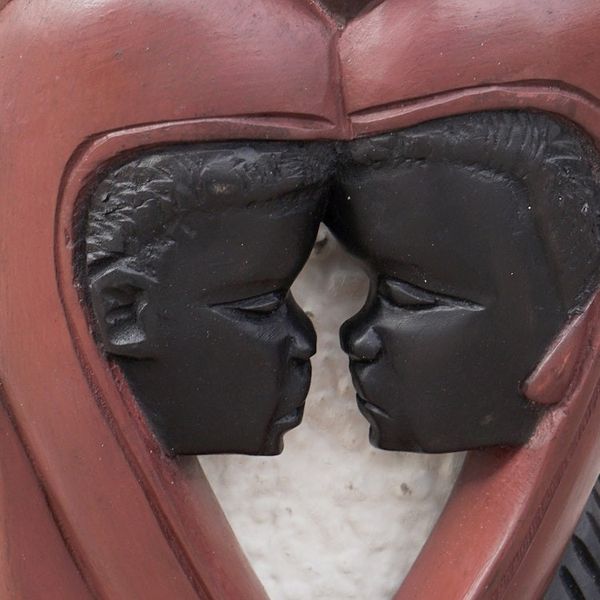 Alternate image for Romantic Wood Relief Panel Love that Grows