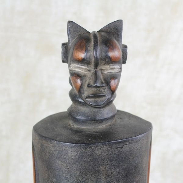 Alternate image for Wood Tambora Drum from Africa African Warrior