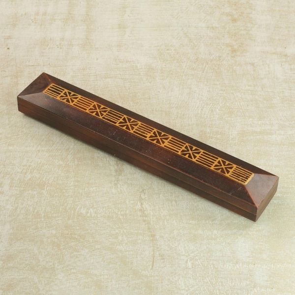 Alternate image for African Wood Oware Table Game Asenn Dua