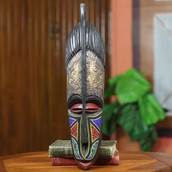 Alternate image for Original African Mask Crafted by Hand Maame Ama