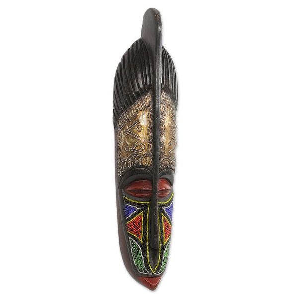 Alternate image for Original African Mask Crafted by Hand Maame Ama