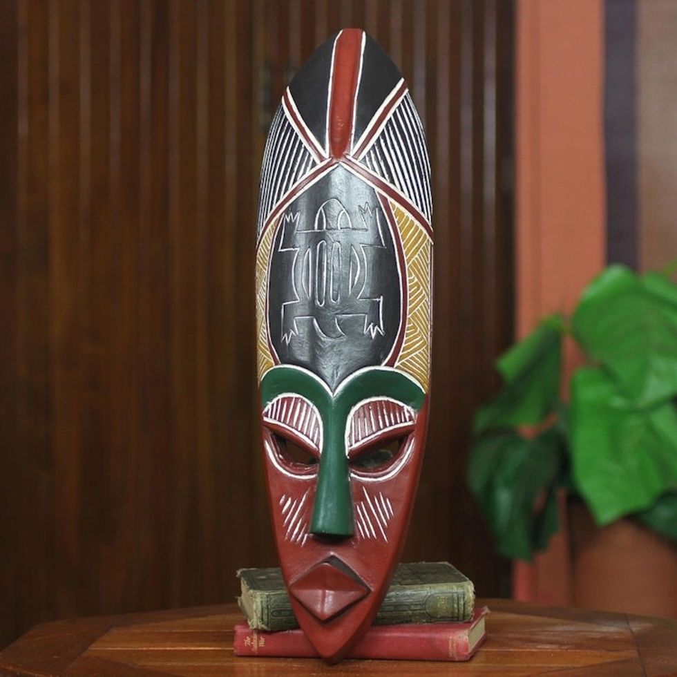 Fair Trade African Mask 'Adaptability'