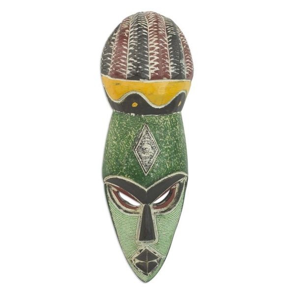 Alternate image for Unique Nigerian Wood Mask Gods Gift