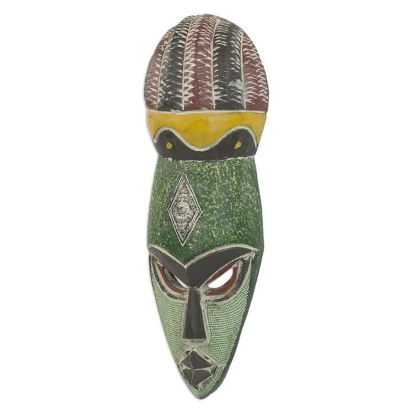 Alternate image for Unique Nigerian Wood Mask Gods Gift