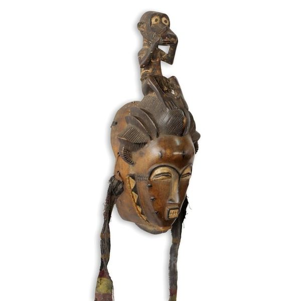 Alternate image for African Tribal Mask Baule He Monkey