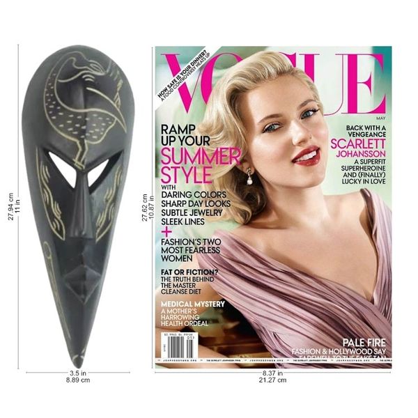 Alternate image for Hand Made Wood Mask Sankofa Bird