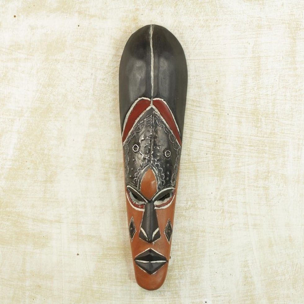 Fair Trade Congo Zaire Wood Mask 'Disguise'