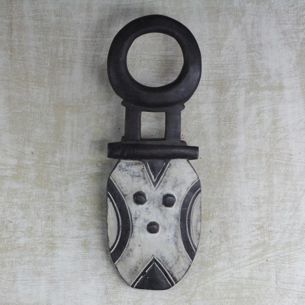 Alternate image for Handcrafted Wood Wall Mask Kulango God of the Earth