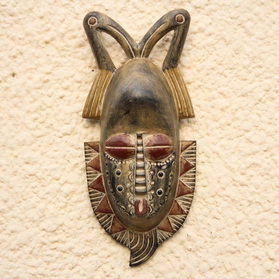 Ewe Wood Mask 'Spirit of Fruitfulness'