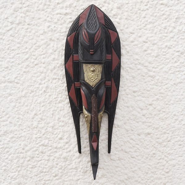 Alternate image for Akan wood mask African Fish