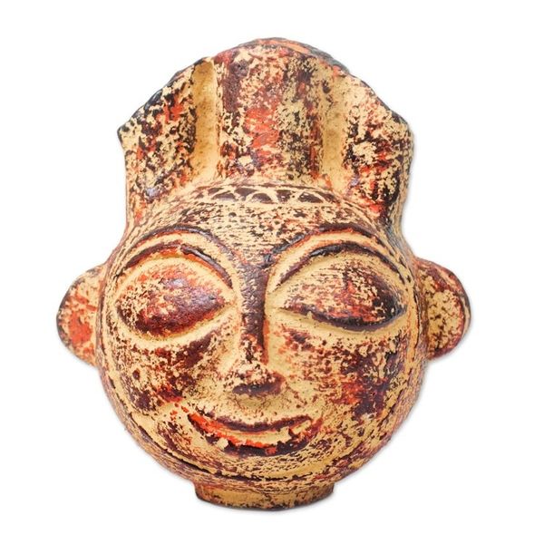 Alternate image for Earthenware Ceramic Vase Fiery Warrior