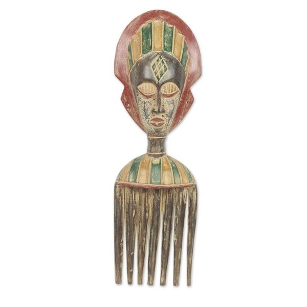 Alternate image for African Comb Mask Akan Comb