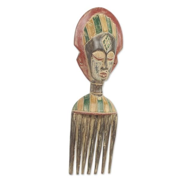Alternate image for African Comb Mask Akan Comb