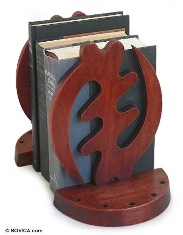 Alternate image for African Cedar Bookends Pair Fear God