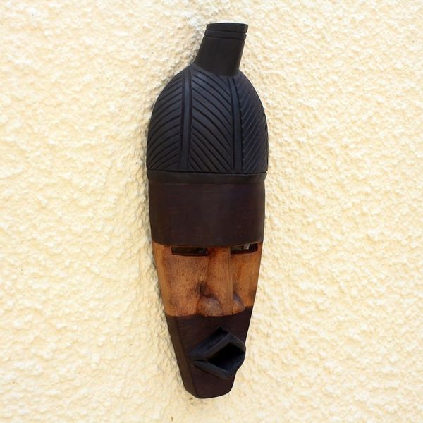 Alternate image for Hand Carved African Wood Mask First Fruit
