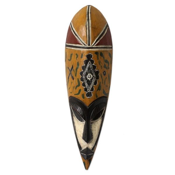 Alternate image for African wood mask Young Mother