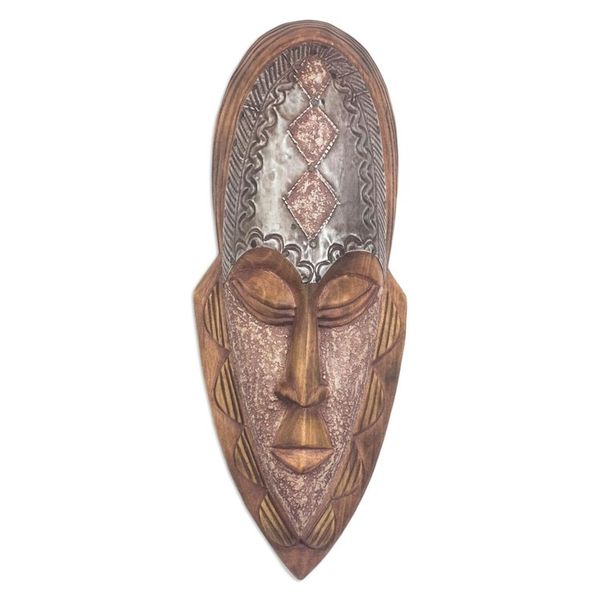 Alternate image for Hand Made African Wood Mask Successor