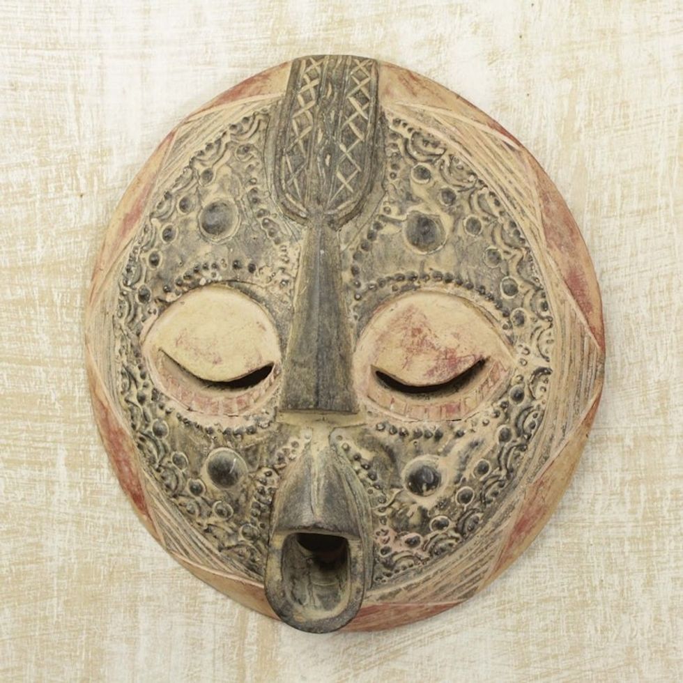 Wood mask 'Asepa Ye'