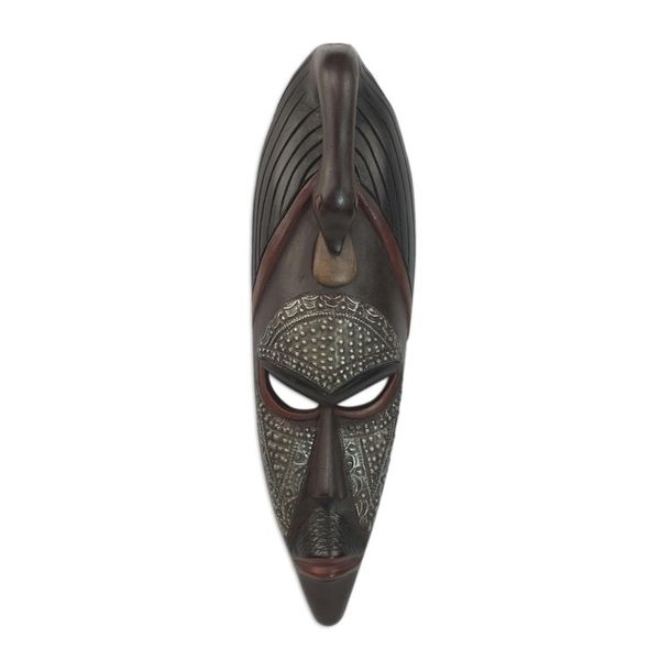 Alternate image for Handmade Wood Mask Good Advice