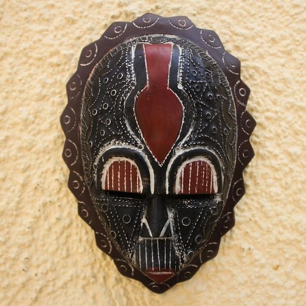 Alternate image for African Wood Mask Happiness