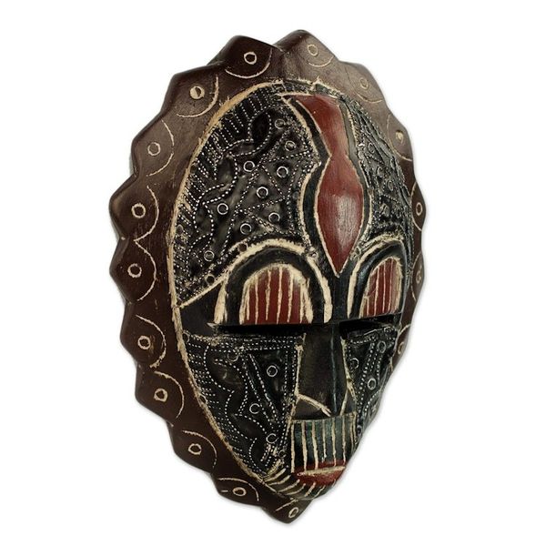 Alternate image for African Wood Mask Happiness