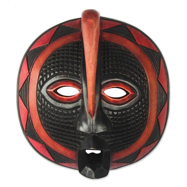 Alternate image for Akan wood mask Peace and Freedom