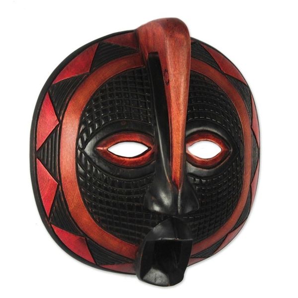 Alternate image for Akan wood mask Peace and Freedom