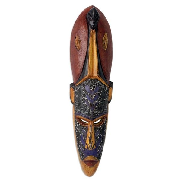 Alternate image for Authentic Handmade African Mask Be Victorious