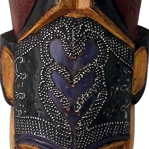 Alternate image for Authentic Handmade African Mask Be Victorious