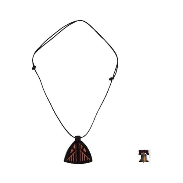 Alternate image for Teak Wood pendant necklace Mframadan