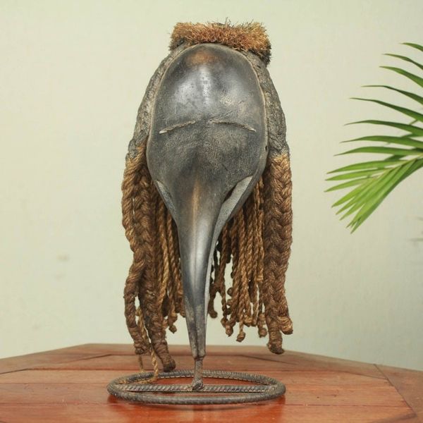 Alternate image for Handcrafted African Mask from the Dan Tribe of Liberia Dan Spirit of Darkness