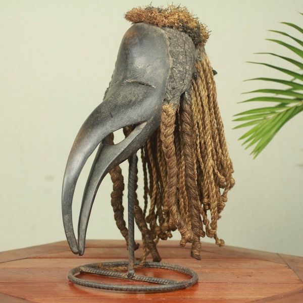 Alternate image for Handcrafted African Mask from the Dan Tribe of Liberia Dan Spirit of Darkness