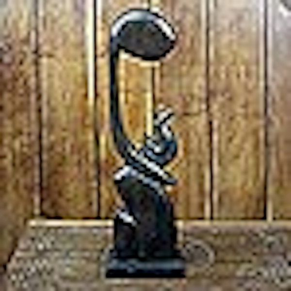 Alternate image for Hand Carved Wood Sculpture Steadfast Love